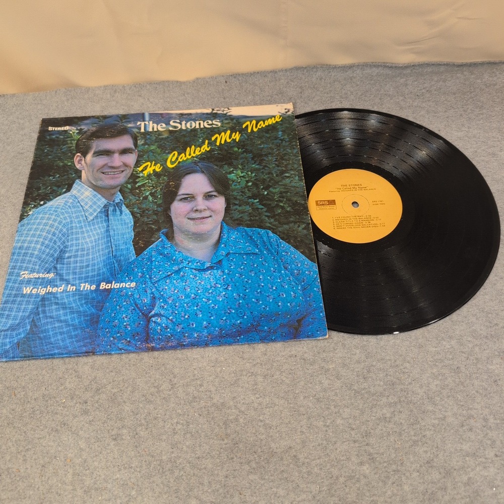 The Stones He Called My Name Gospel Vinyl LP Gary Debbie Stone SRS 1181 Record - Picture 1 of 2